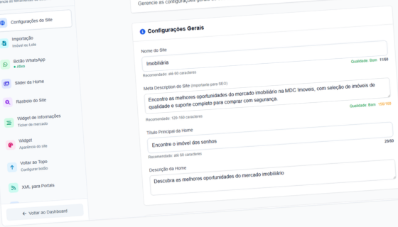 Configurações